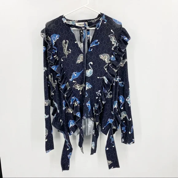 Circus Hotel Jaguar Blouse 42 - Picture 1 of 8